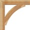 Ekena Millwork Thorton Block Rough Sawn Bracket, Western Red Cedar, 4"W x 26"D x 26"H BKT04X26X26THR05RWR - alternate 4